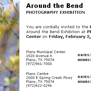 Around the Bend Exhibition